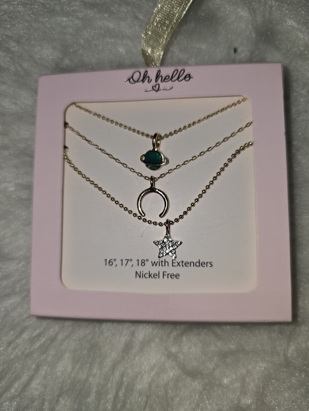 NEW 3 girls Necklaces Oh Hello